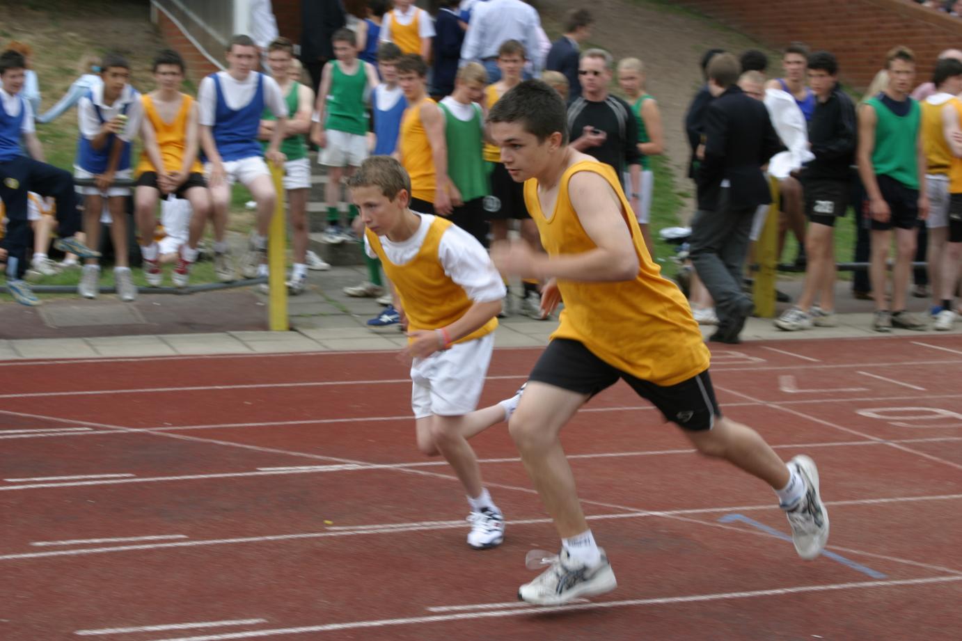 Sam Booth &amp; Josh Gilmore-Jones Sports Day 2005.JPG